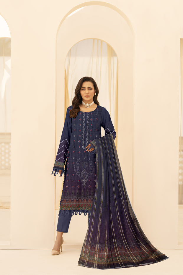 Calanthea Unstitched Lawn Suit