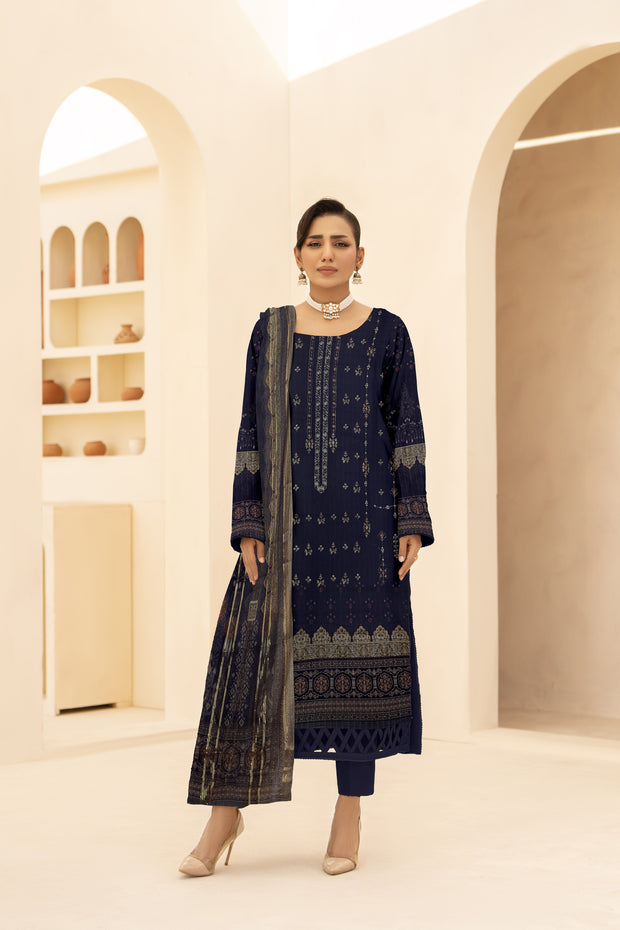 Azalia Delux Unstitched Lawn Suit